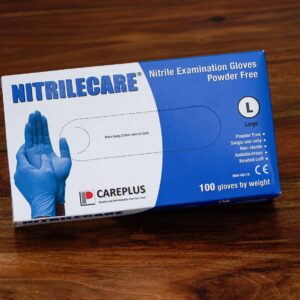 Blue Nitrilecare Examination Gloves